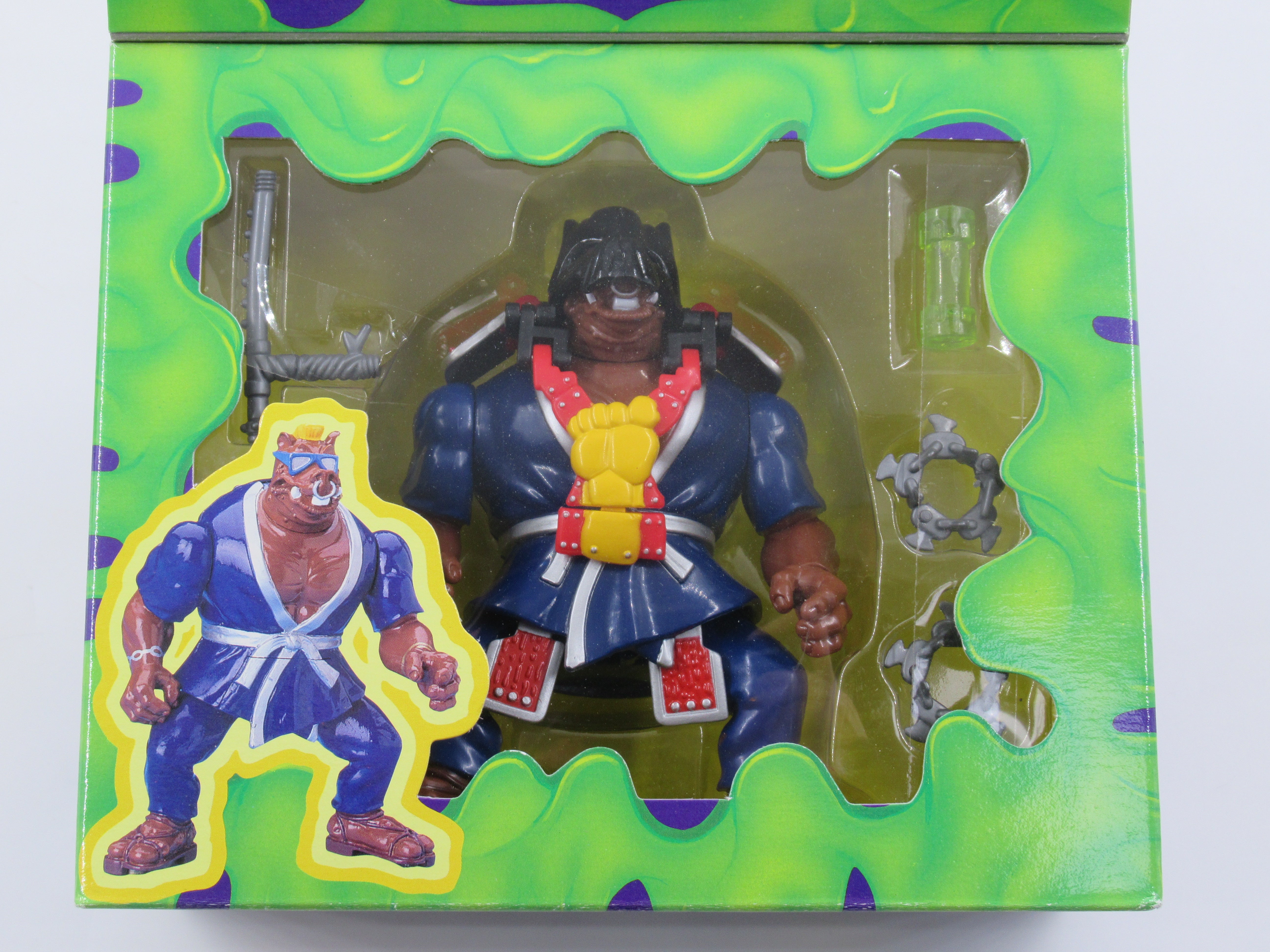 Teenage Mutant Ninja Turtles Night Ninja Bebop Automutations 4.5" Figure TMNTs - Playmates (1993)
